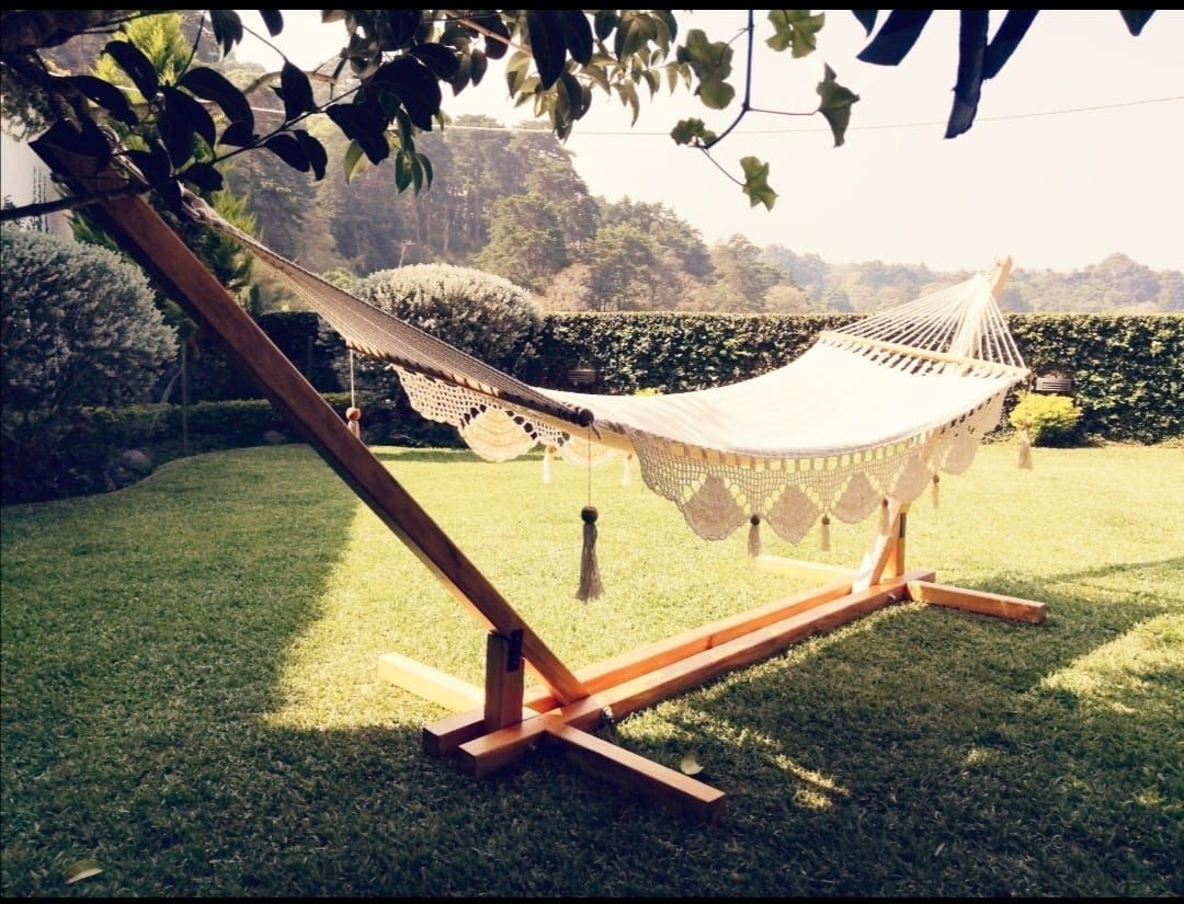 Base para hamaca color madera » Hamacas Paradise