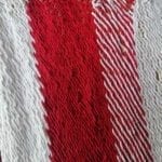 Rayas blancas y rojas