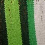 Rayas blancas y verdes