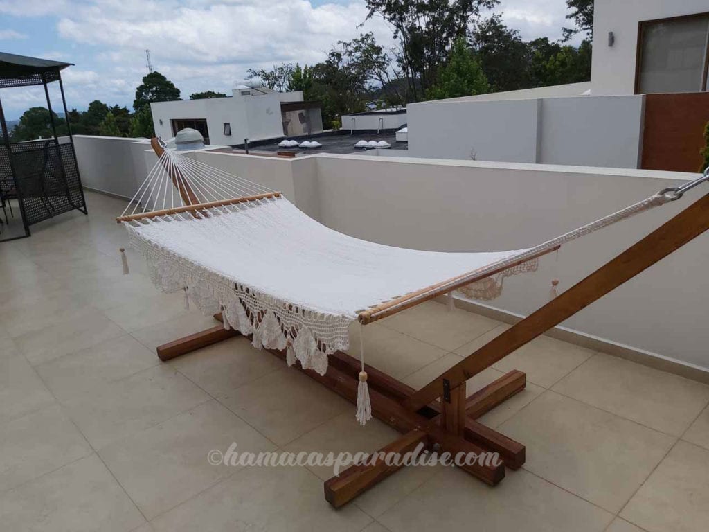 Base de Madera + Hamaca mediana Hamacas Paradise