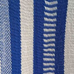 Rayas blancas y azules